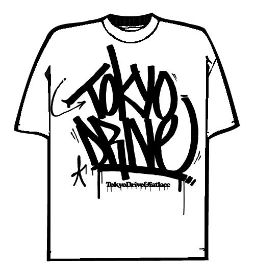 TOKYODRIVE graffiti logo designed by FATLACE Limited quantity available at 